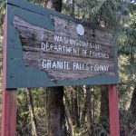 Granite Falls Fishway Sign