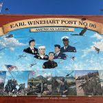 historic downtown Snohomish Veteran Mural