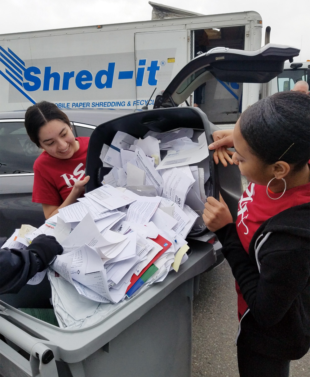 BECU Free Shred and ECycle Event Staff Help SnohomishTalk