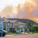 Homes threatened by wildfire