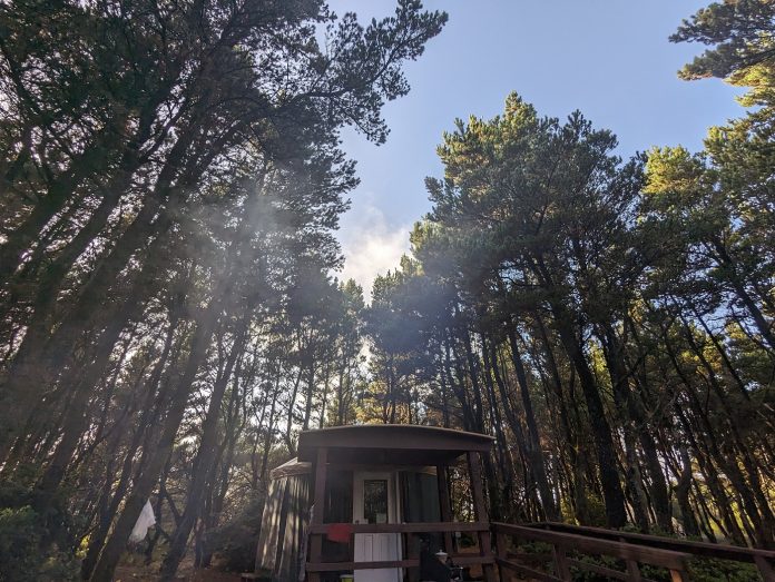 Winter Yurt Cabin Camping Washington Coast Grays Harbor